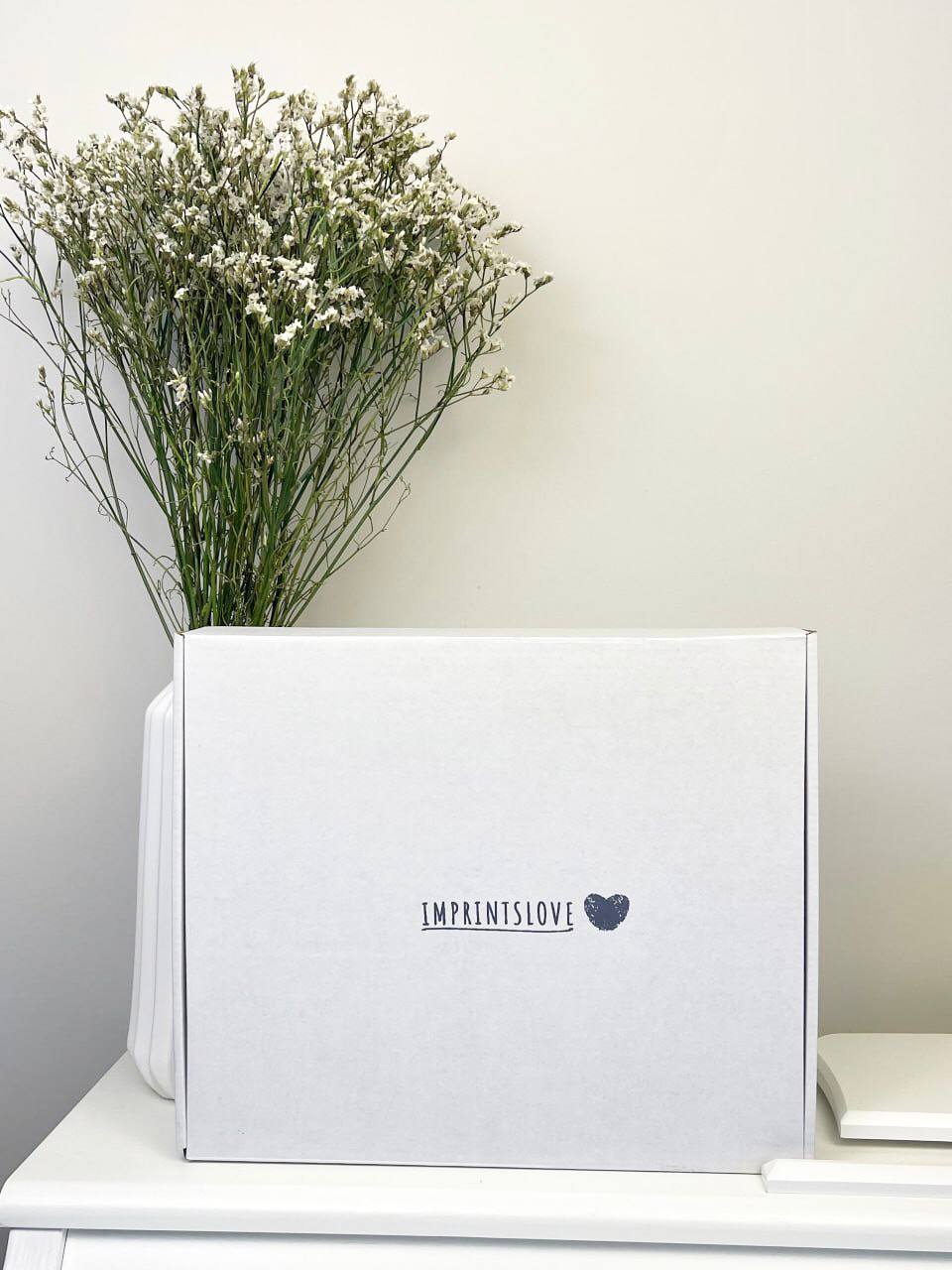 Impritslove® DIY Couples Canvas Handprint kit