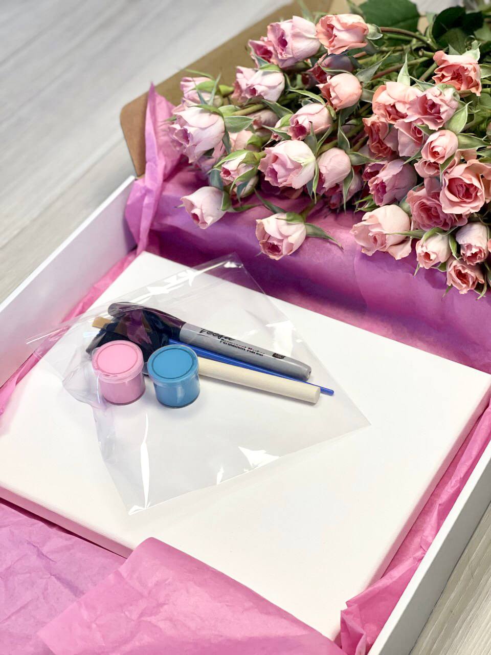 Impritslove® DIY Couples Canvas Handprint kit