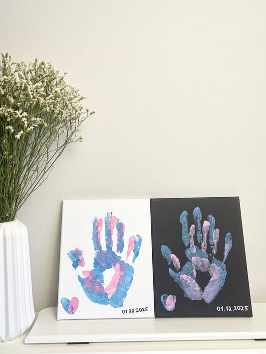 Impritslove® DIY Couples Canvas Handprint kit